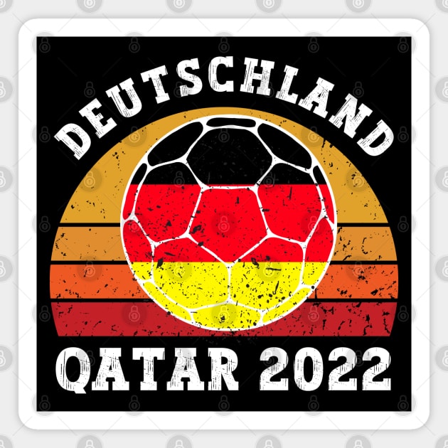 Deutschland Football Magnet by footballomatic